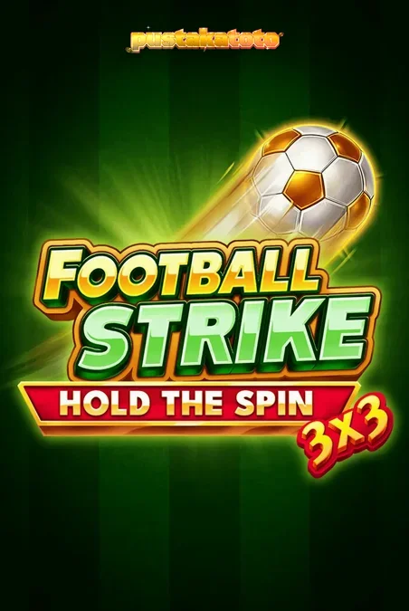 Tampilan visual slot 3x3 Football Strike dengan elemen stadion dan simbol buah klasik