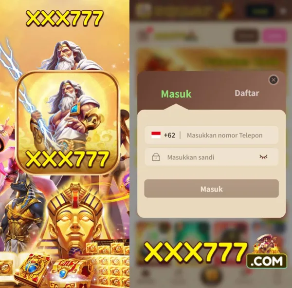 XXX777 Bonus Member Baru 100%
